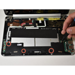 Замена аудио портов ASUS Chromebook C100PA-RBRKT07